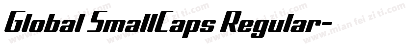 Global SmallCaps Regular字体转换
